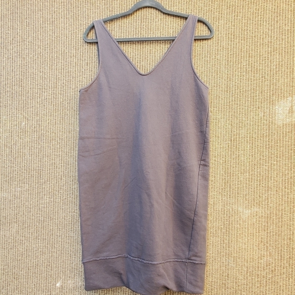 Zara Trafaluc V-Neck Sweatshirt Dress - Picture 2 of 7